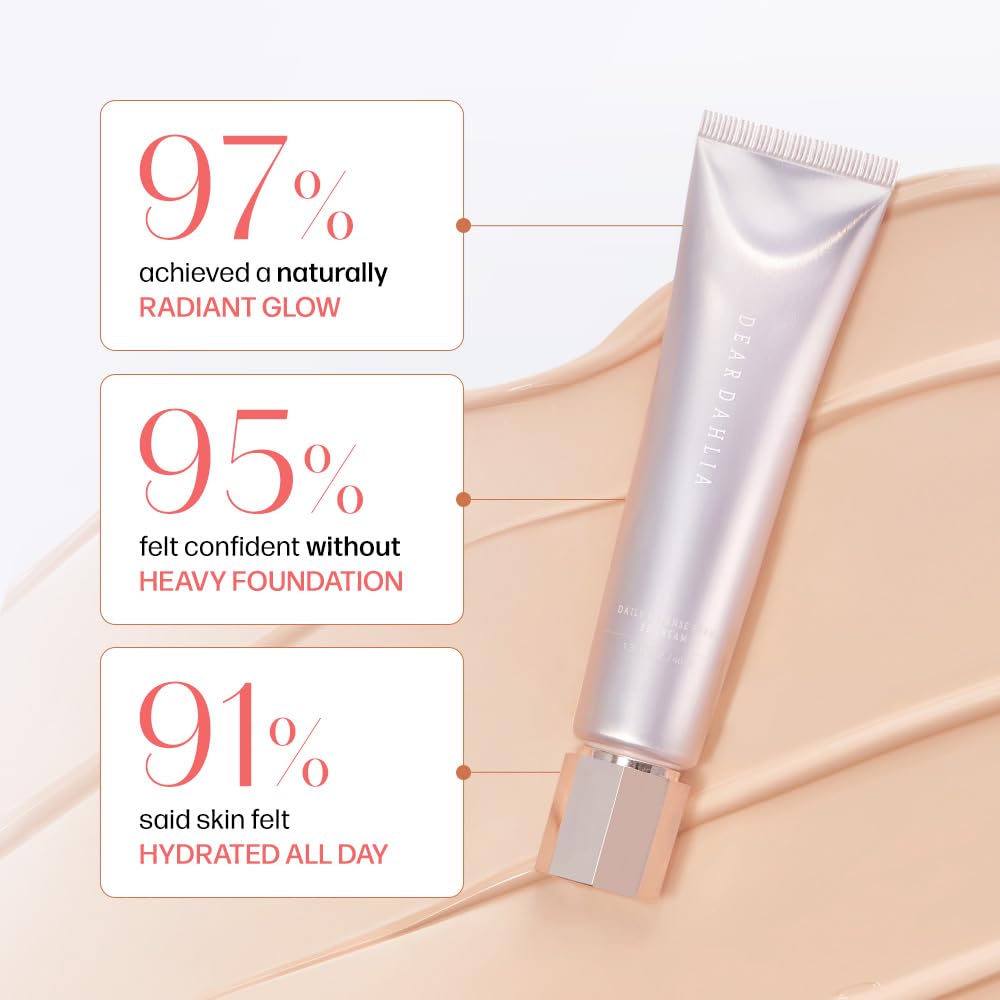 DEAR DAHLIA Daily PDRN BB Cream Lightweight Skin Tint, 1.35 fl oz
