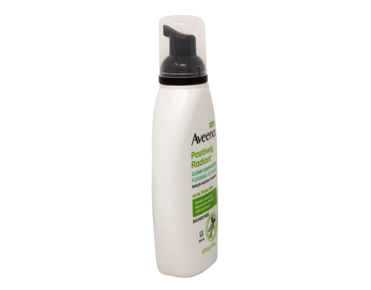 Aveeno Active Naturals Clear Complexion Foaming Cleanser 6 oz Pack of 2