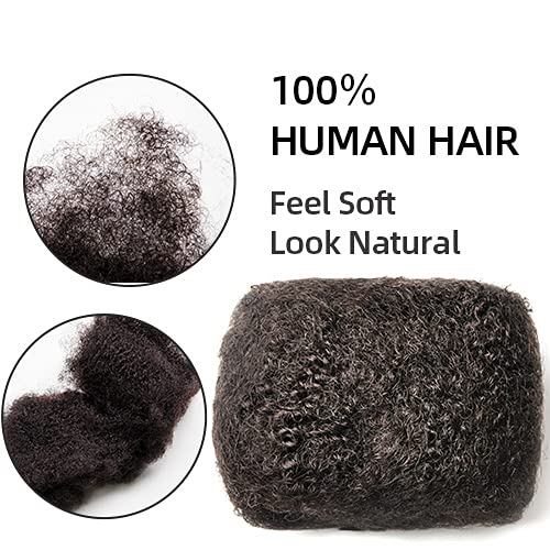 Afro Kinky Bulk 100% Human Hair for Locs, Twists and Braids