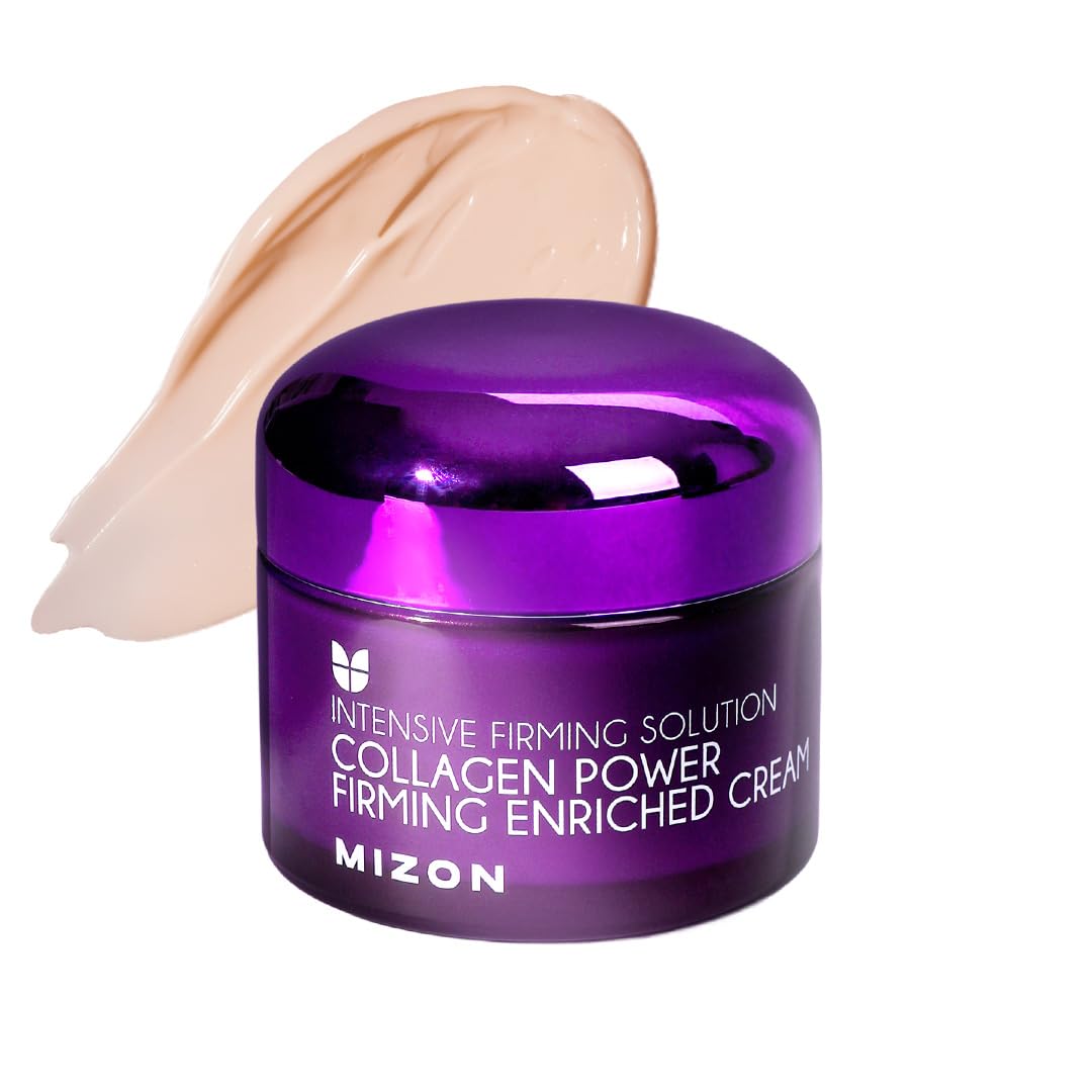 MIZON Collagen Power Firming Enriched Cream with Marine Collagen, Peptides & Hyaluronic Acid
