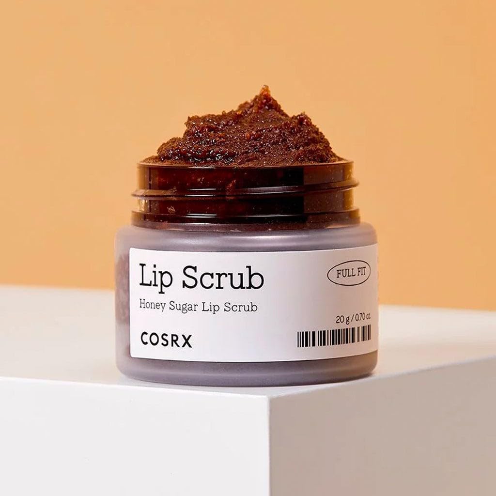 COSRX Honey Sugar Lip Scrub, Shea Butter Lip Exfoliator, 0.7 oz