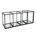 Isaac Jacobs 4-Compartment Organizer with Mirror Base