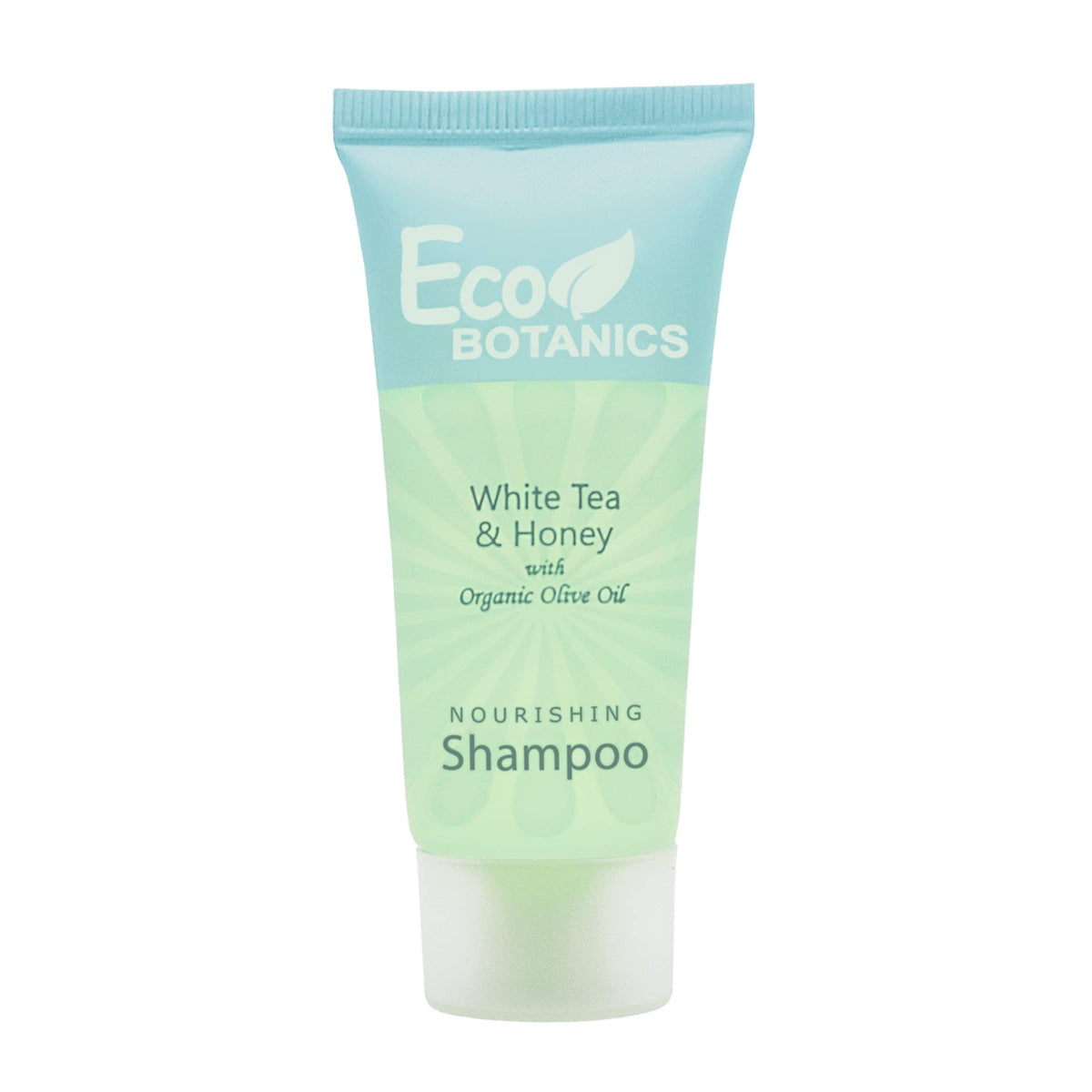Eco Botanics Travel-Size Hotel Shampoo, 0.85 oz, Case of 100