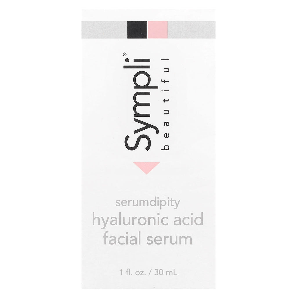 Sympli Beautiful, Serumdipity, Hyaluronic Acid Facial Serum, 1 fl oz (30 ml)