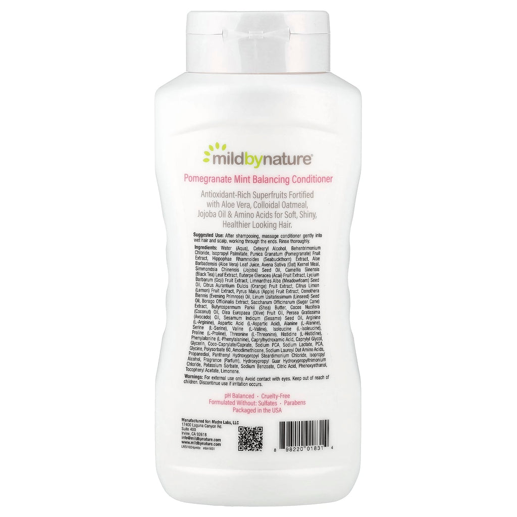 Mild By Nature, Pomegranate Mint Balancing Conditioner, 16 fl oz (473 ml)
