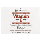 Cococare, Vitamin E Bar Soap, Fragrance Free, 4 oz (113 g)