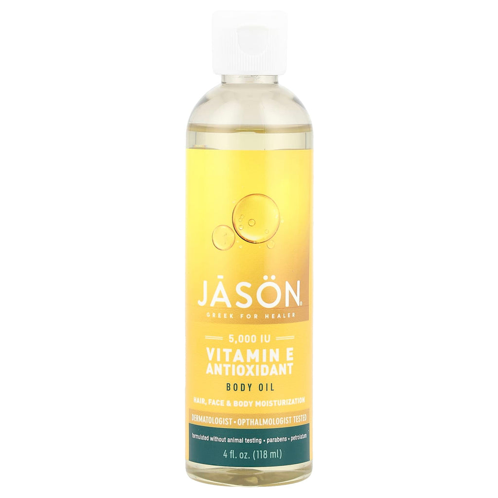 Jason Natural, Vitamin E Antioxidant Body Oil, 5,000 IU, 4 fl oz (118 ml)