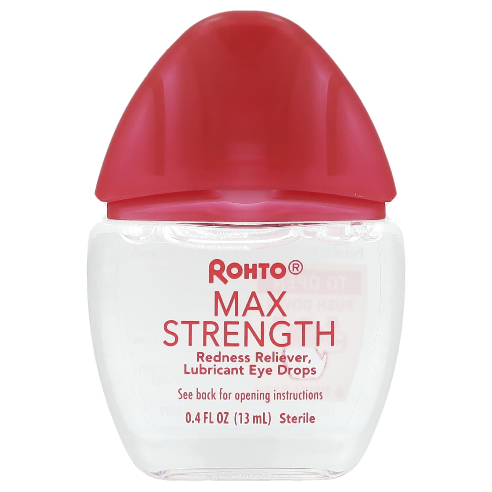 Rohto, Cooling Eye Drops, Max Strength, 0.4 fl oz (13 ml)