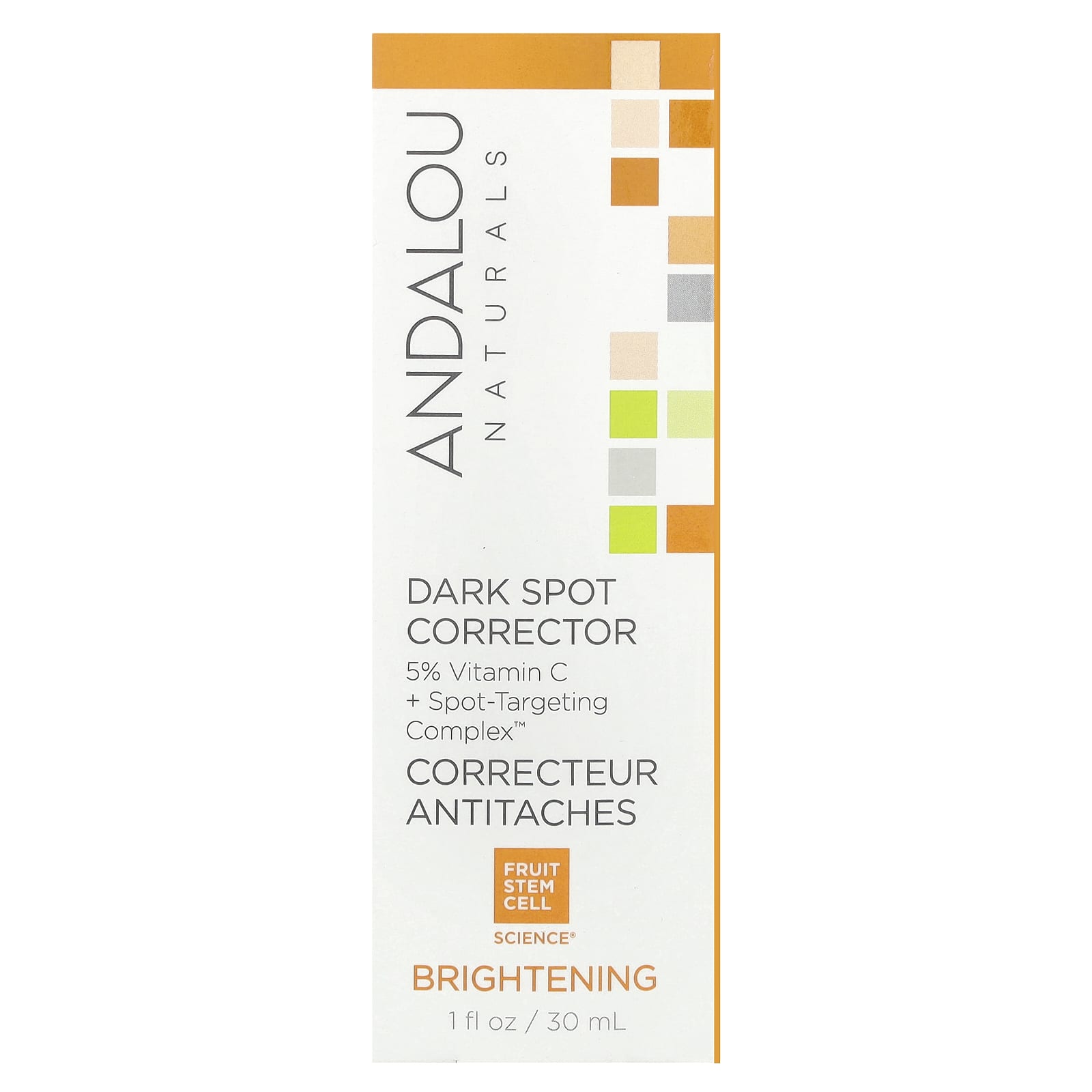 Andalou Naturals, Dark Spot Corrector, Brightening , 1 fl oz (30 ml)