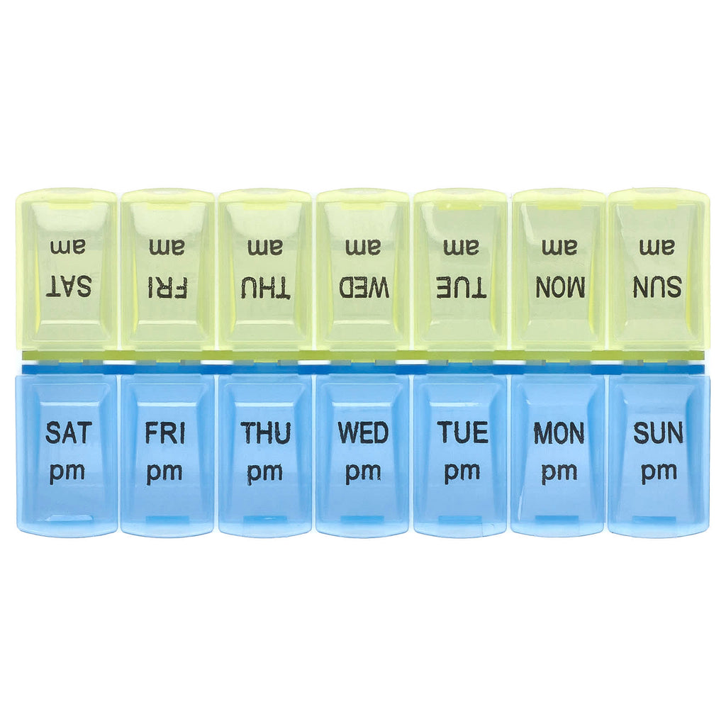 Apex, Weekly Twice-A-Day Pill Organizer, 1 Pill Organizer