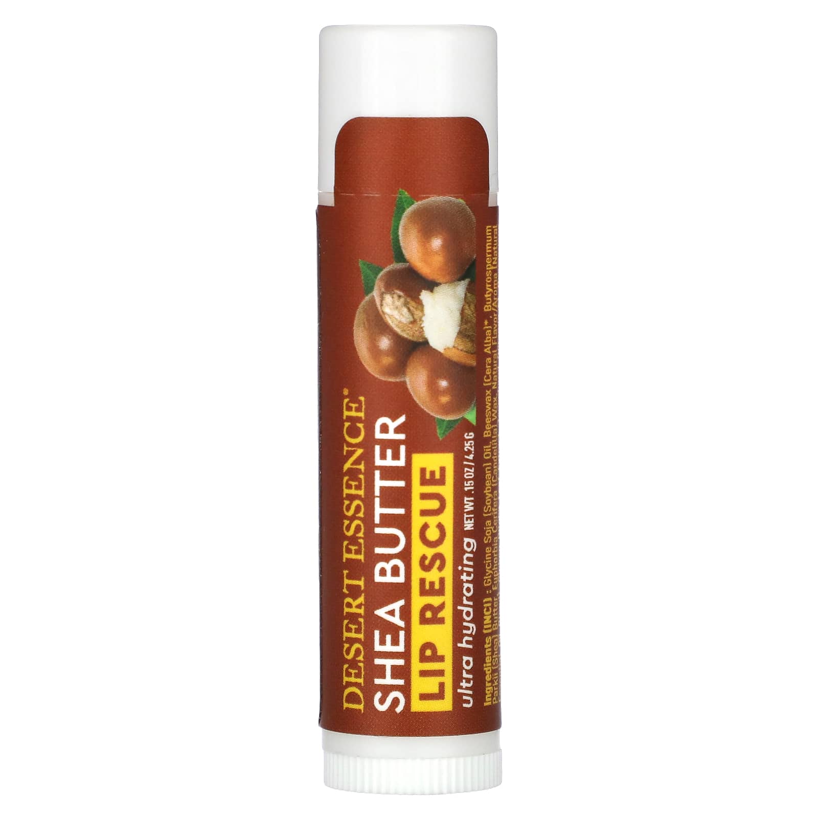 Desert Essence, Lip Rescue, Shea Butter, 0.15 oz (4.25 g)