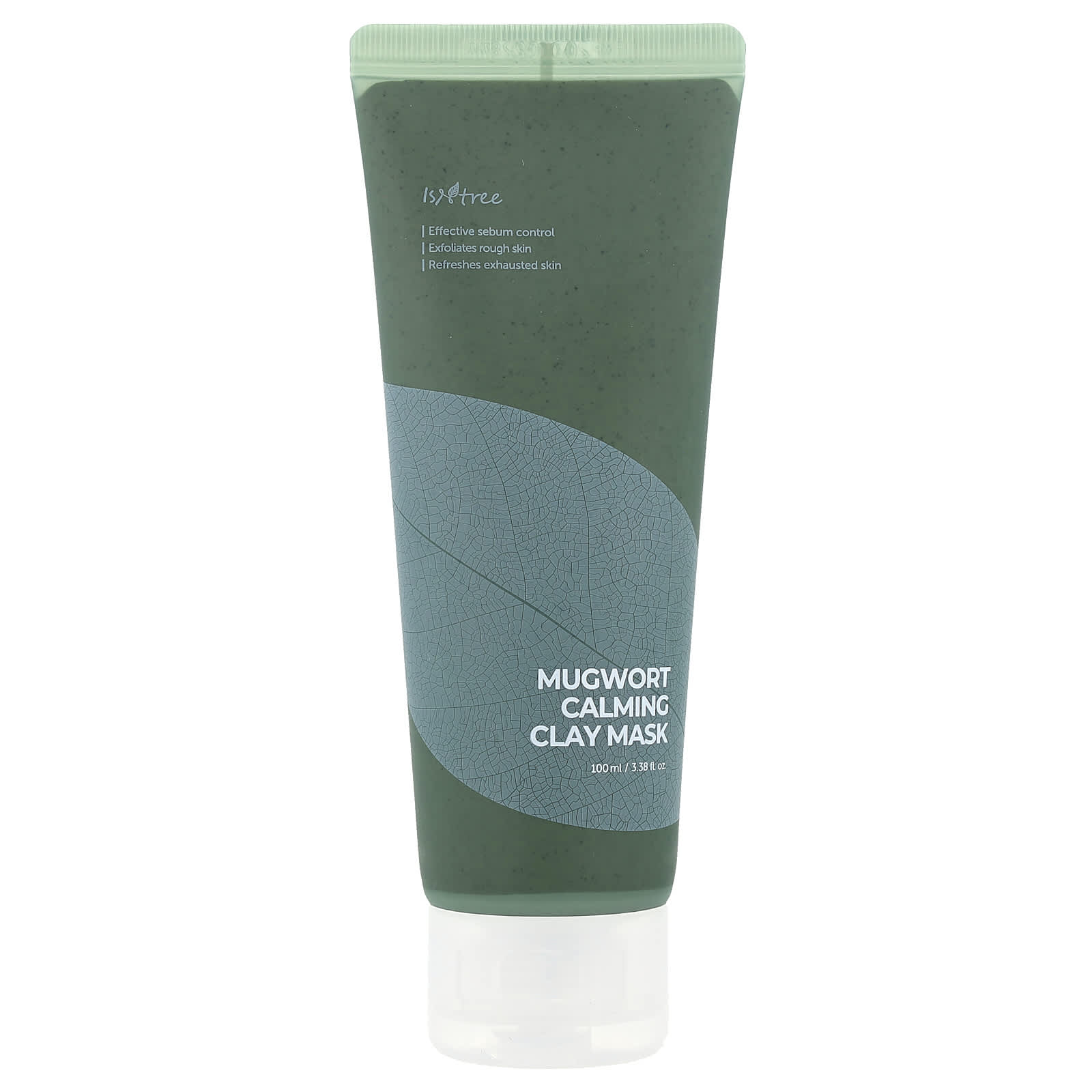ISNtree, Mugwort Calming Clay Beauty Mask, 3.38 fl oz (100 ml)