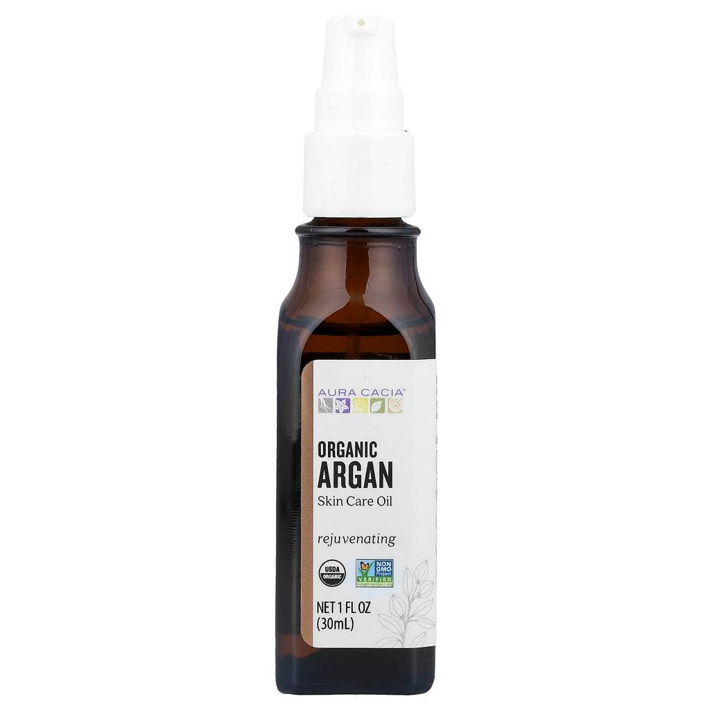 Aura Cacia, Skin Care Oil, Organic Argan, 1 fl oz (30 ml)