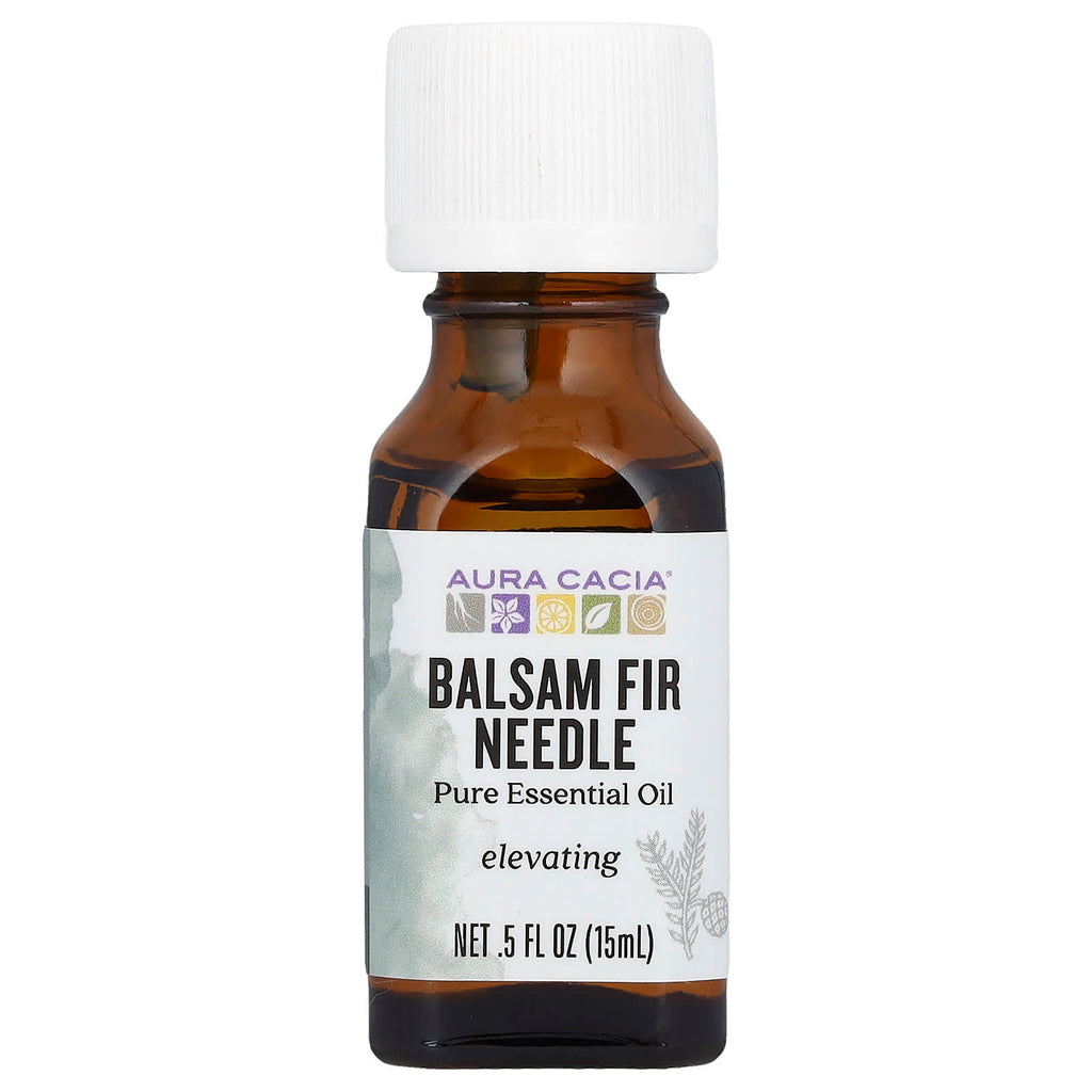 Aura Cacia, Pure Essential Oil, Balsam Fir Needle, 0.5 fl oz (15 ml)