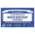 Dr. Bronner's, All-One Pure-Castile Magic Bar Soap, Peppermint, 5 oz (140 g)