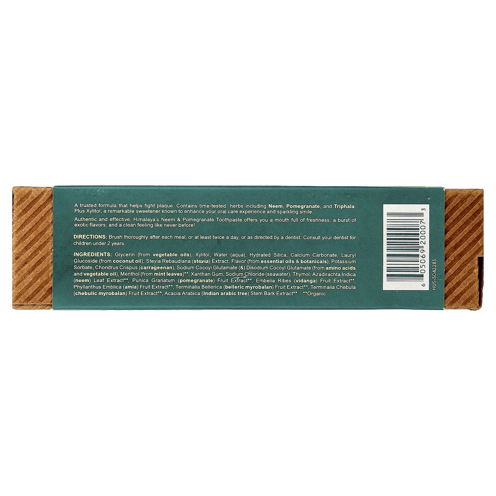 Himalaya, Botanique, Toothpaste, Neem & Pomegranate, Herbal Mint, 5.29 oz (150 g)