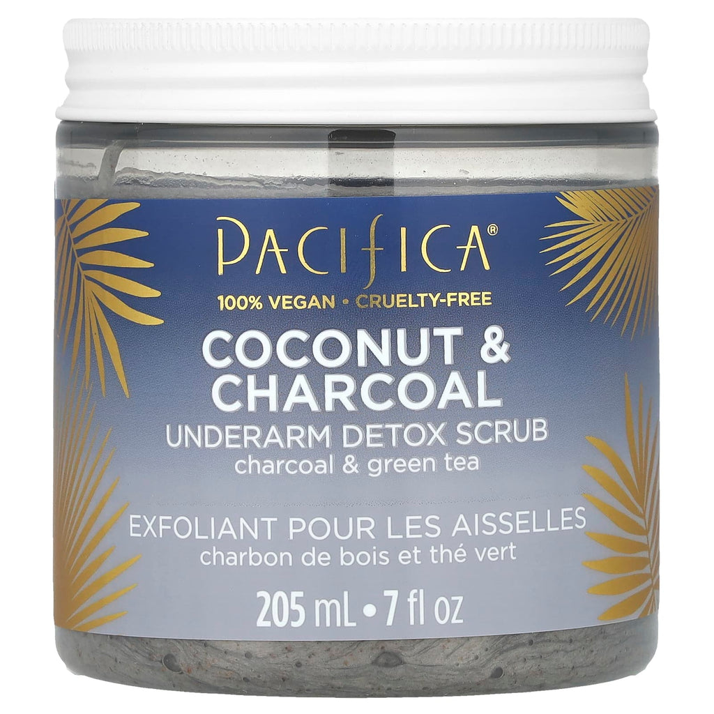 Pacifica, Coconut & Charcoal, Underarm Detox Scrub, 7 fl oz (205 ml)