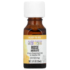 Aura Cacia, Pure Essential Oil in Jojoba Oil, Rose Absolute, 0.5 fl oz (15 ml)
