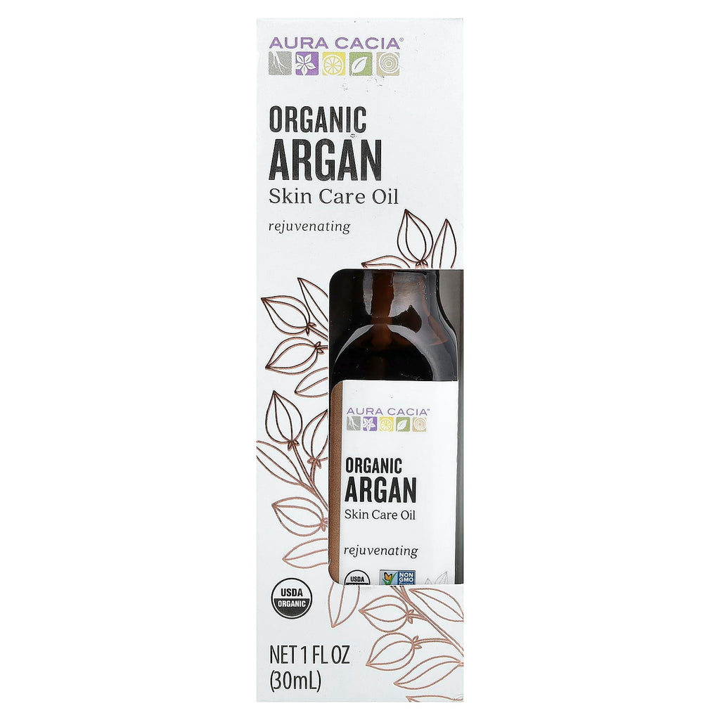 Aura Cacia, Skin Care Oil, Organic Argan, 1 fl oz (30 ml)
