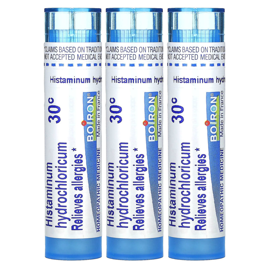 Boiron, Histaminum Hydrochloricum 30C, 3 Tubes, 80 Meltaway Pellets Each