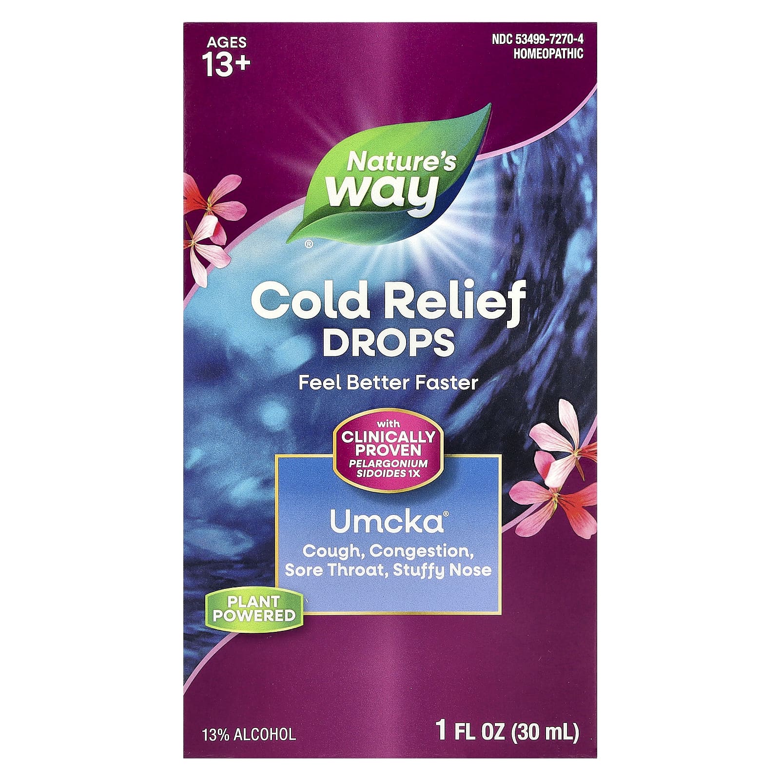 Nature's Way, Umcka®, Cold Relief Drops, Ages 13+, 1 fl oz (30 ml)