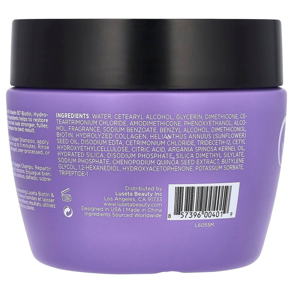 Luseta Beauty, Biotin & Collagen Hair Mask, 16.9 fl oz (500 ml)