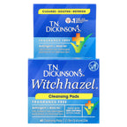 Dickinson Brands, T.N. Dickinson's® Witch Hazel® Cleansing Pads, Fragrance Free, 60 Cleansing Pads