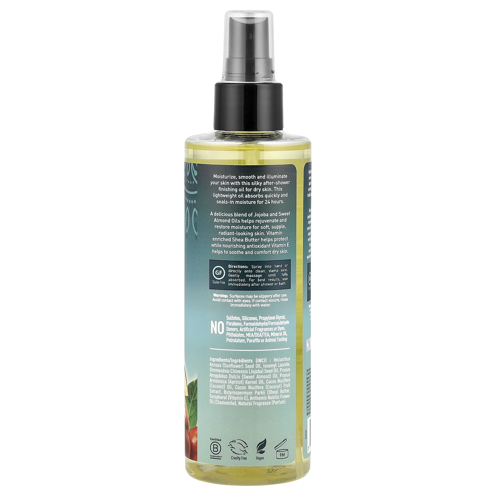 Desert Essence, Jojoba & Sweet Almond Body Oil, 8.28 fl oz (245 ml)