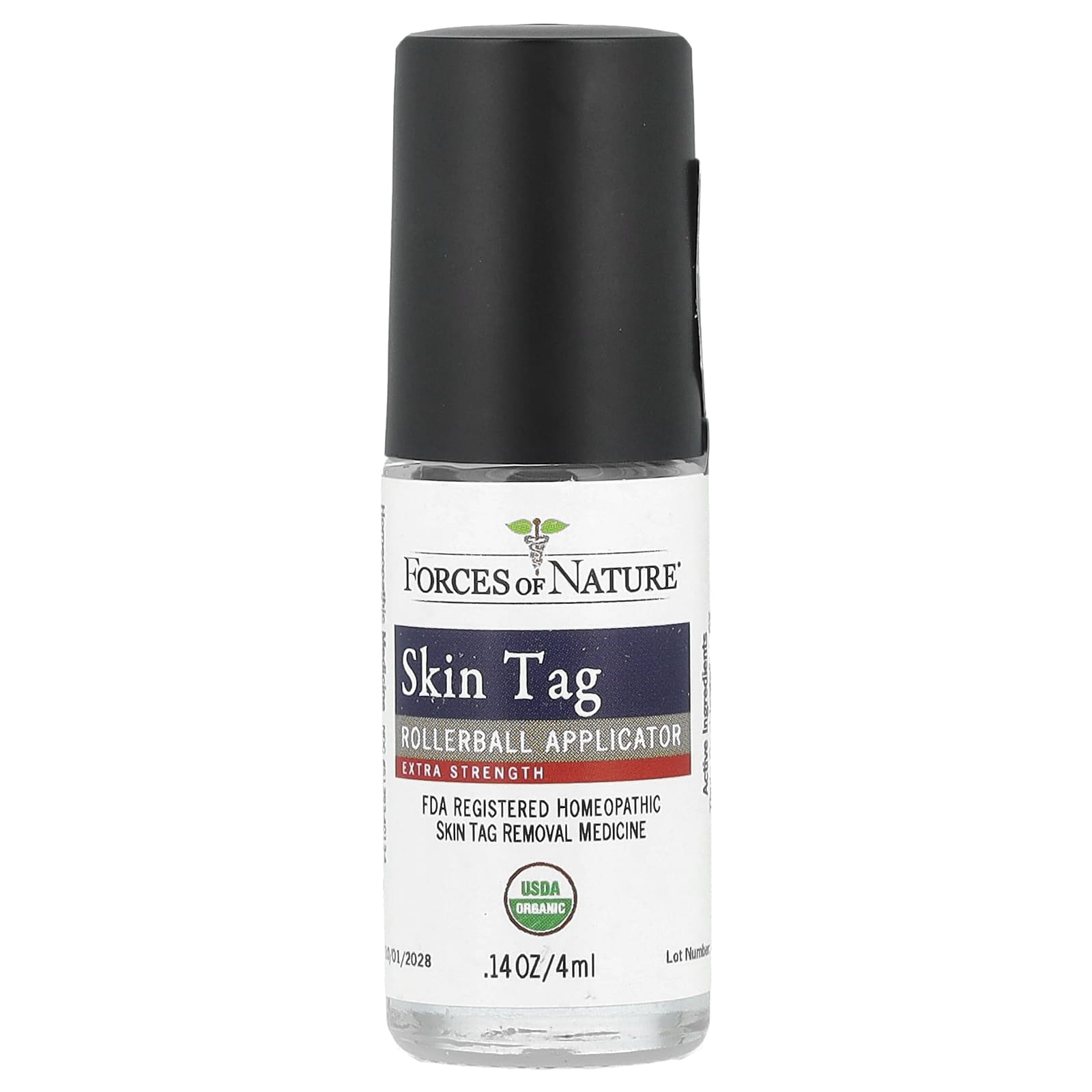 Forces of Nature, Skin Tag Roll-On, Organic Plant Medicine, 0.14 fl oz (4 ml)