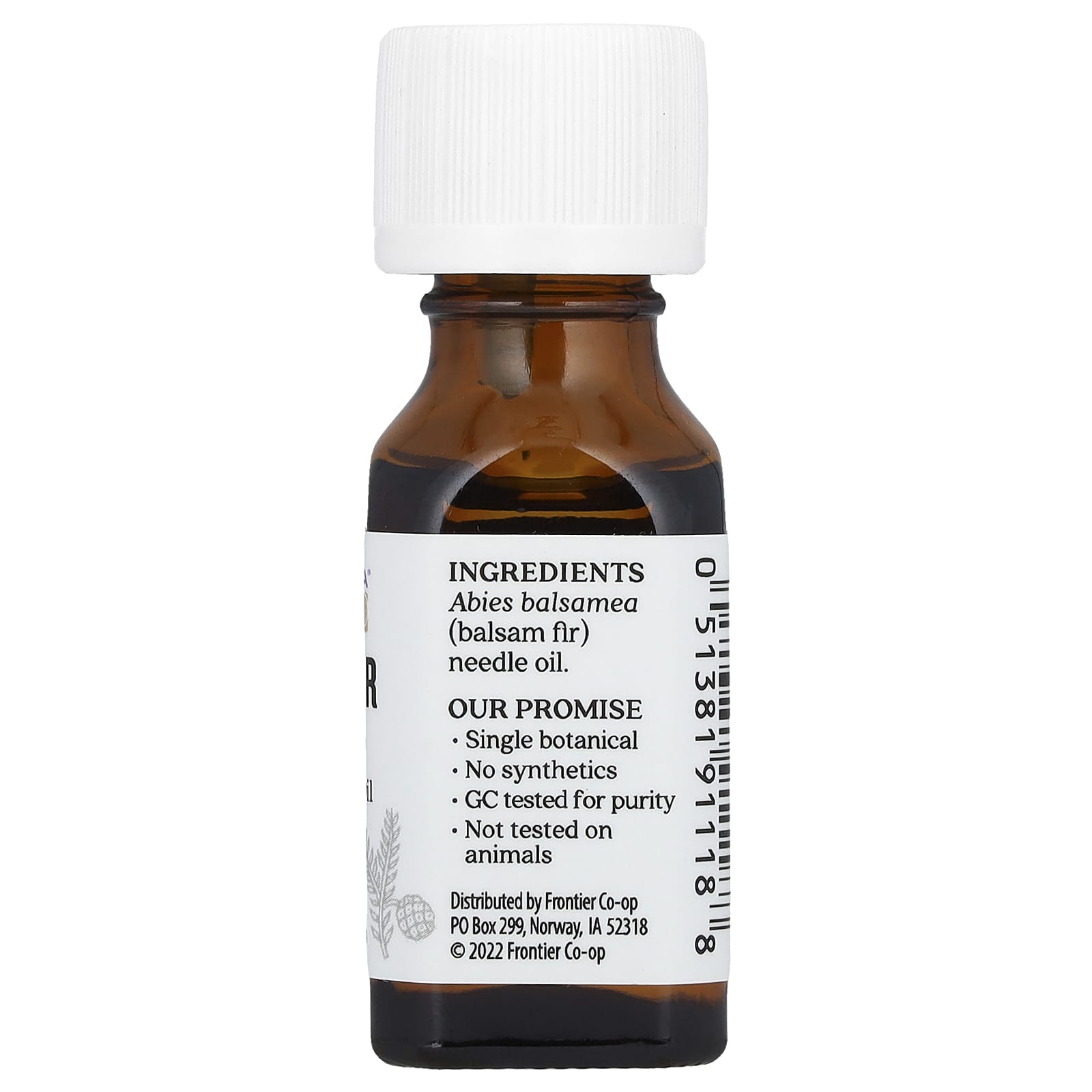 Aura Cacia, Pure Essential Oil, Balsam Fir Needle, 0.5 fl oz (15 ml)