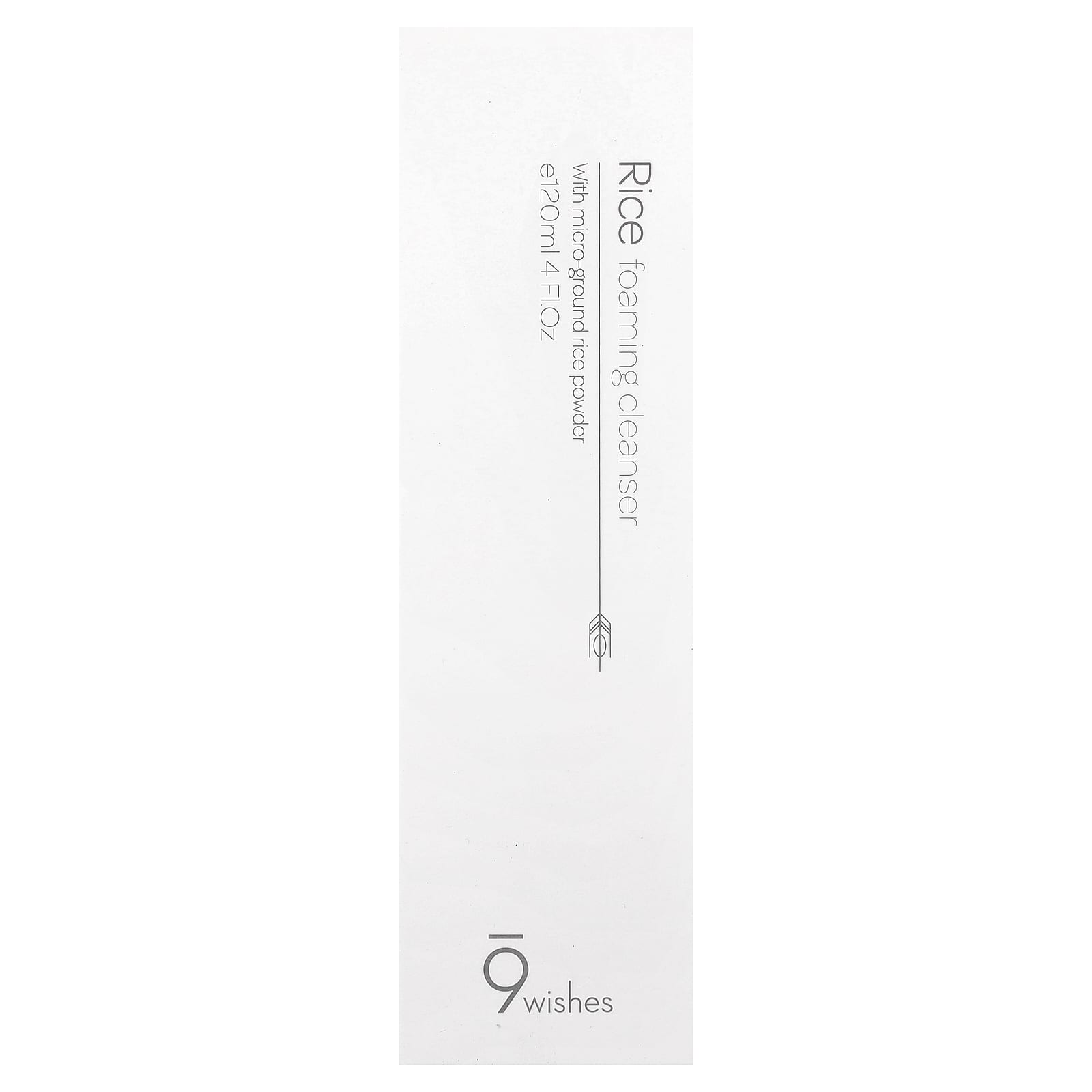 9Wishes, Rice Foaming Cleanser, 4 fl oz (120 ml)