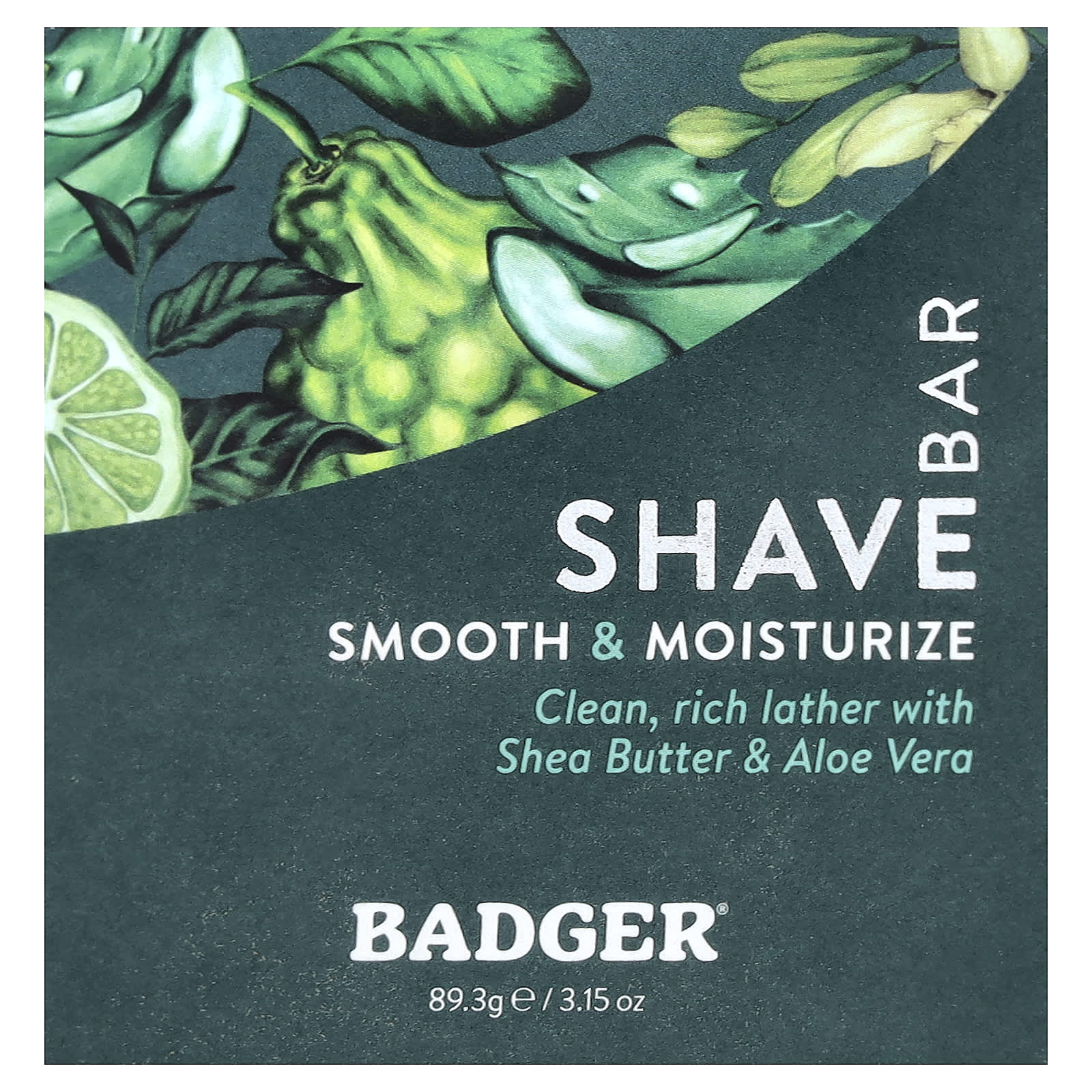 Badger, Shave Bar, 3.15 oz (89.3 g)
