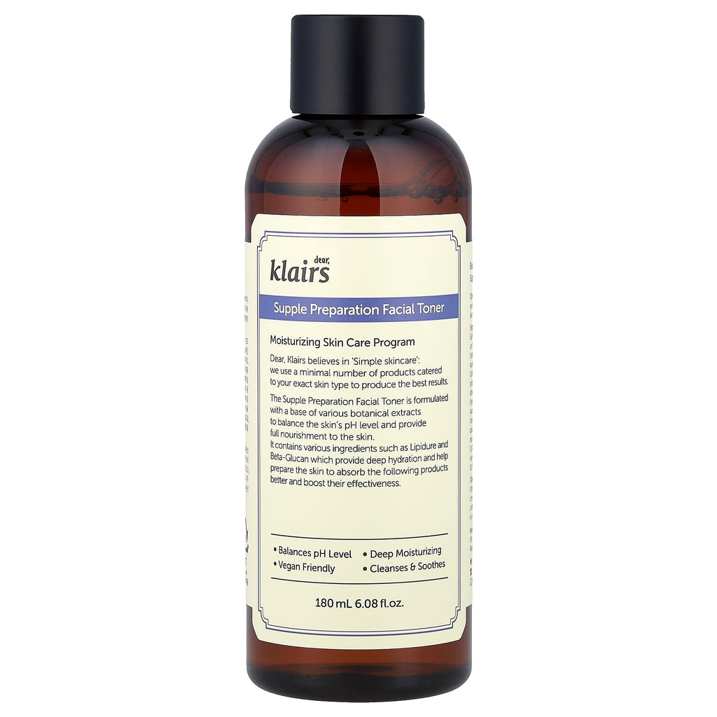 Dear, Klairs, Supple Preparation Facial Toner, 6.08 fl oz (180 ml)
