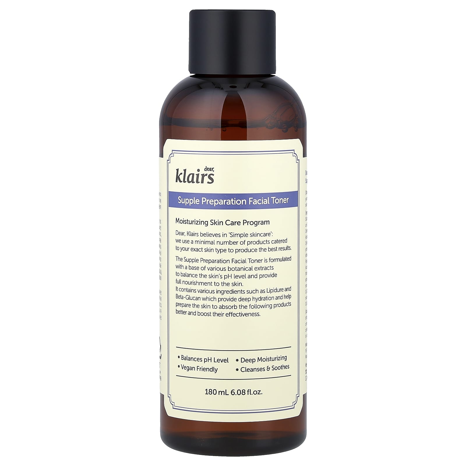 Dear, Klairs, Supple Preparation Facial Toner, 6.08 fl oz (180 ml)