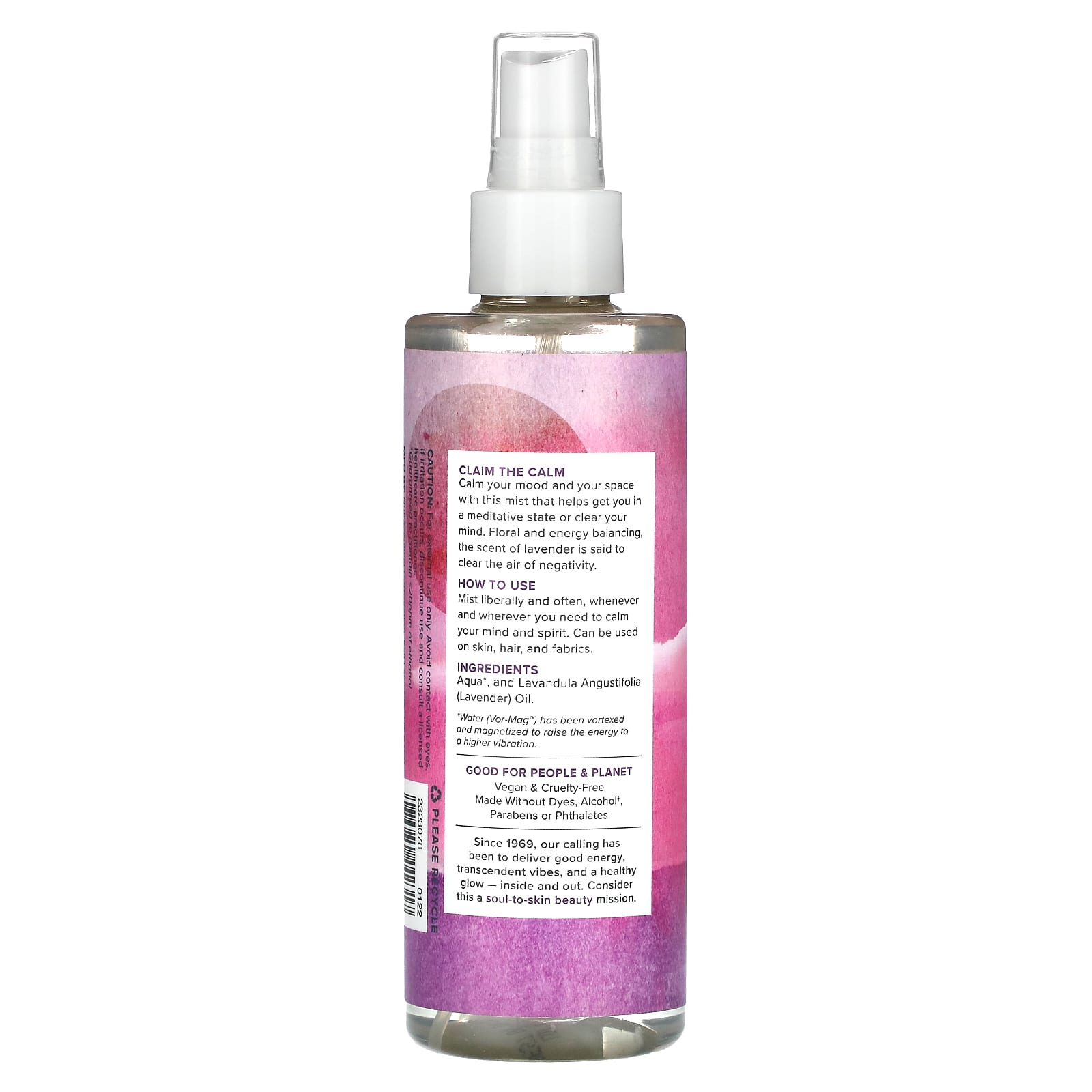 Heritage Store, Lavender Water, Calming Mist, 8 fl oz (237 ml)