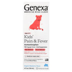 Genexa, Kids' Pain & Fever, Ages 2-11, Organic Blueberry, 160 mg, 4 fl oz (118 ml)