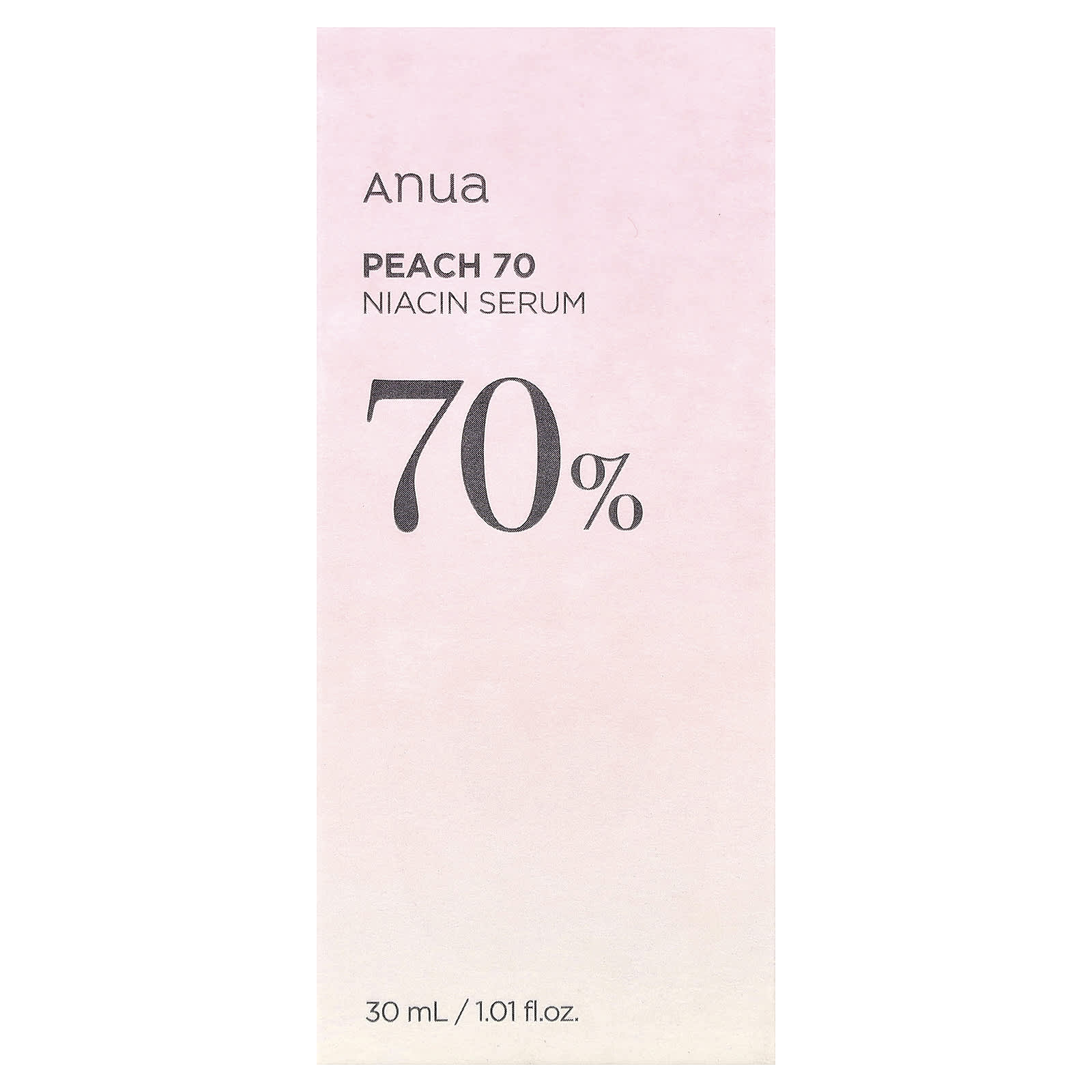 Anua, Peach 70 Niacin Serum, 1.01 fl oz (30 ml)