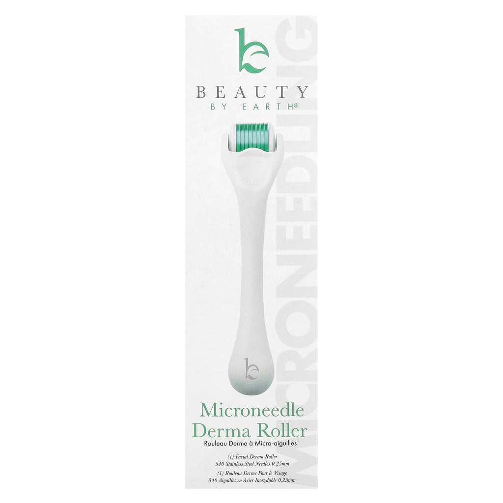 Beauty By Earth, Microneedle Derma Roller, 0.25 MM Stainless Steel Needles, 1 Roller