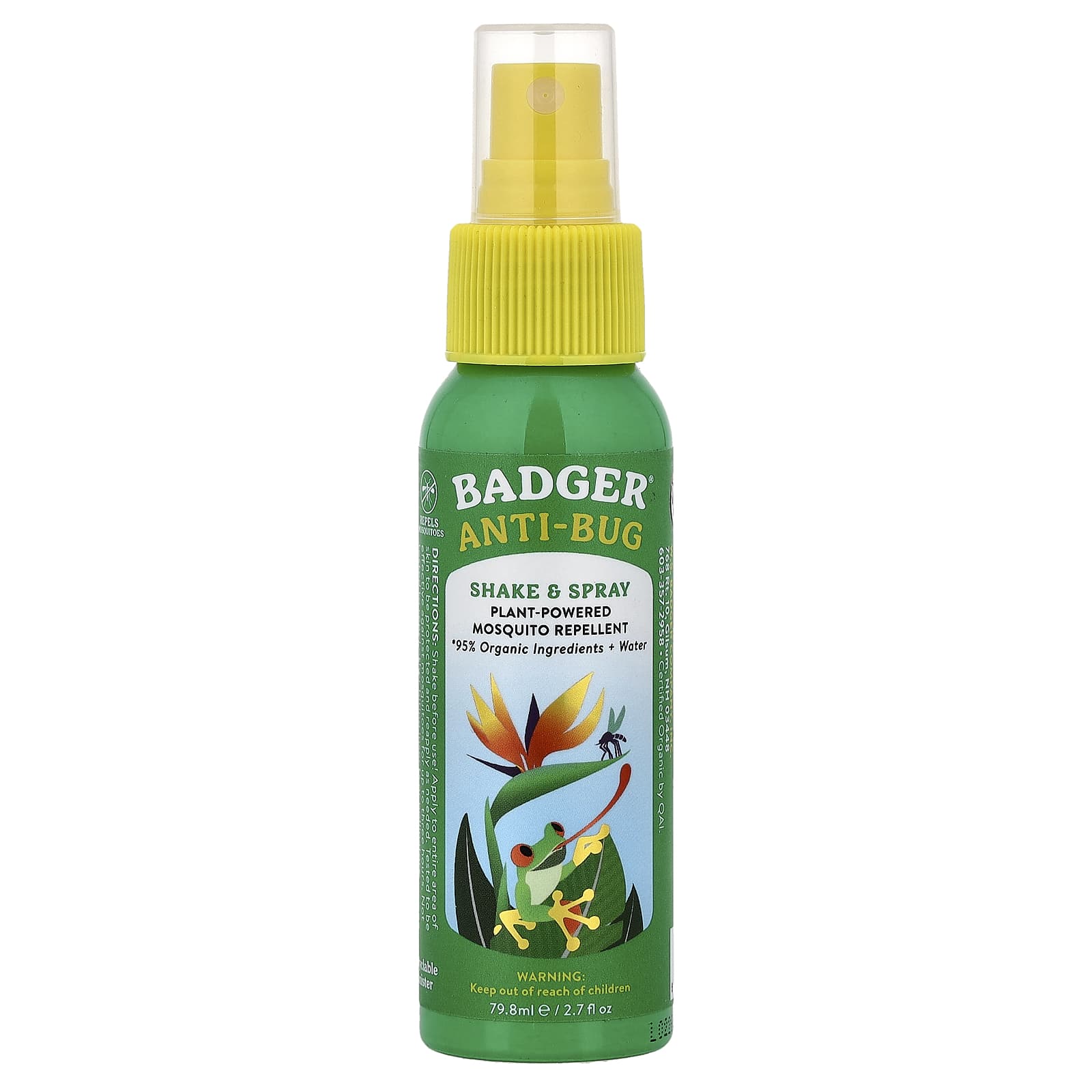 Badger, Anti-Bug, Shake & Spray, 2.7 fl oz (79.8 ml)