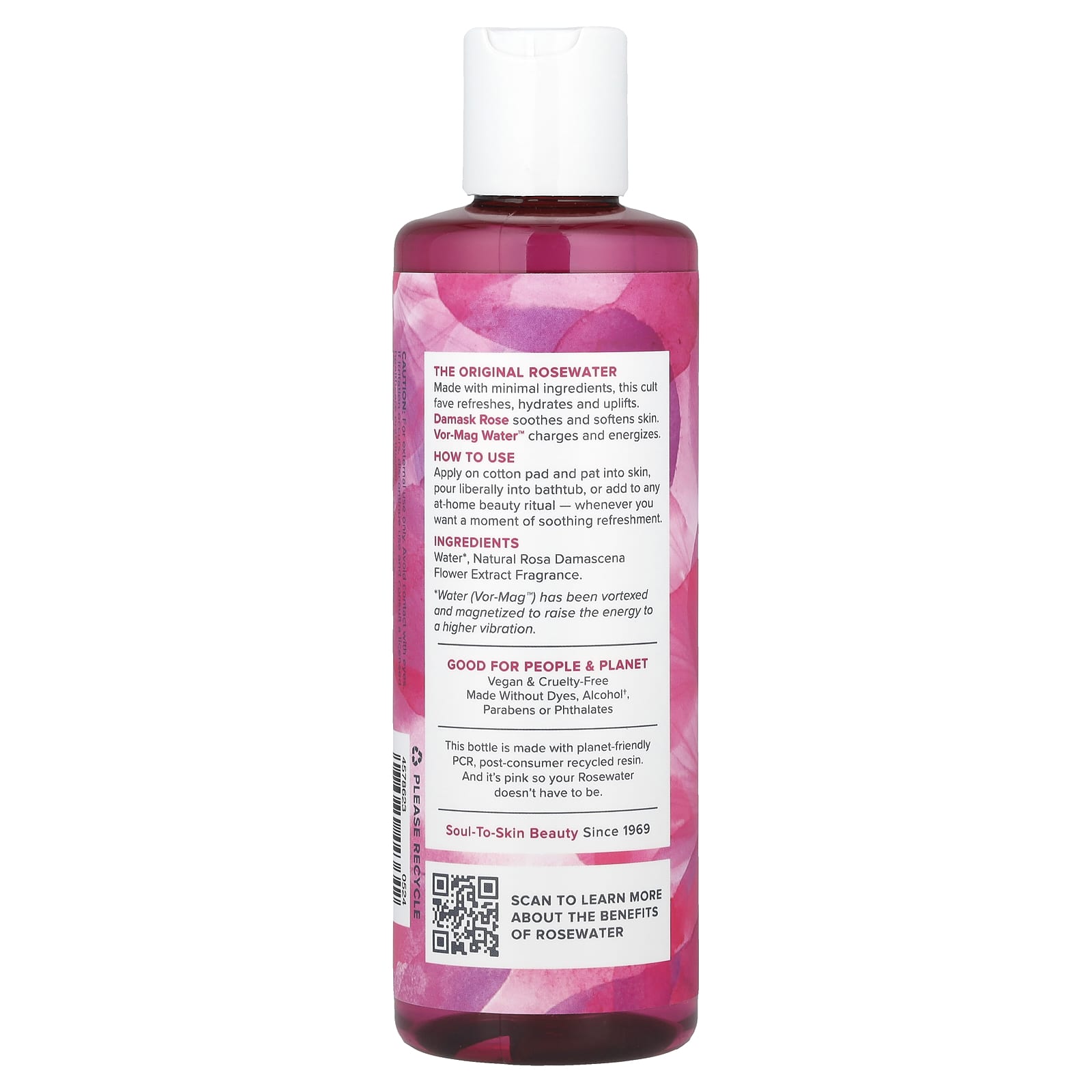 Heritage Store, Rosewater Refreshing Facial Splash, 8 fl oz (237 ml)
