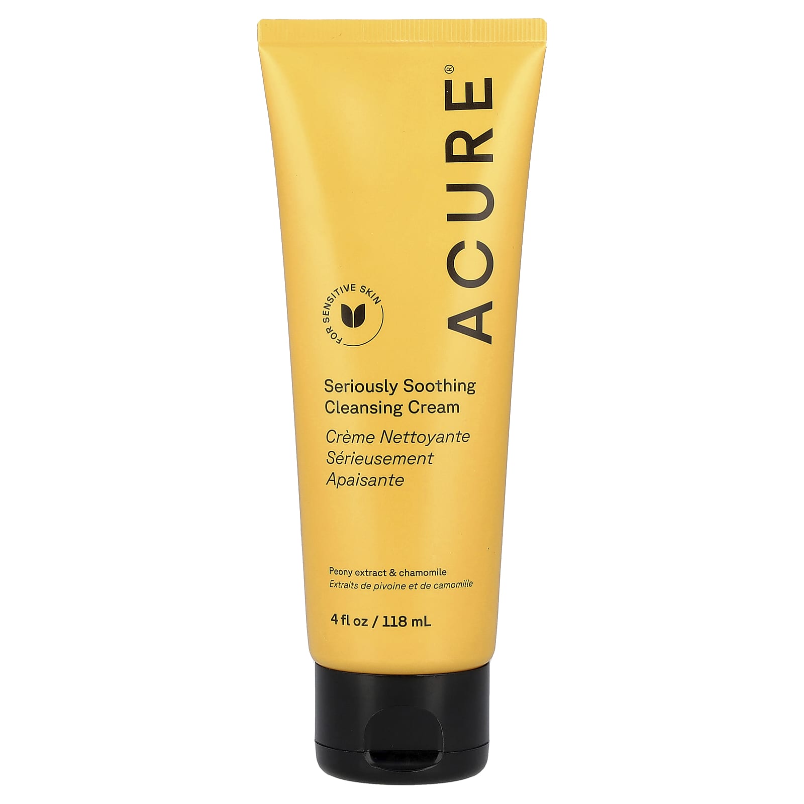 ACURE, Seriously Soothing Cleansing Cream, 4 fl oz (118 ml)