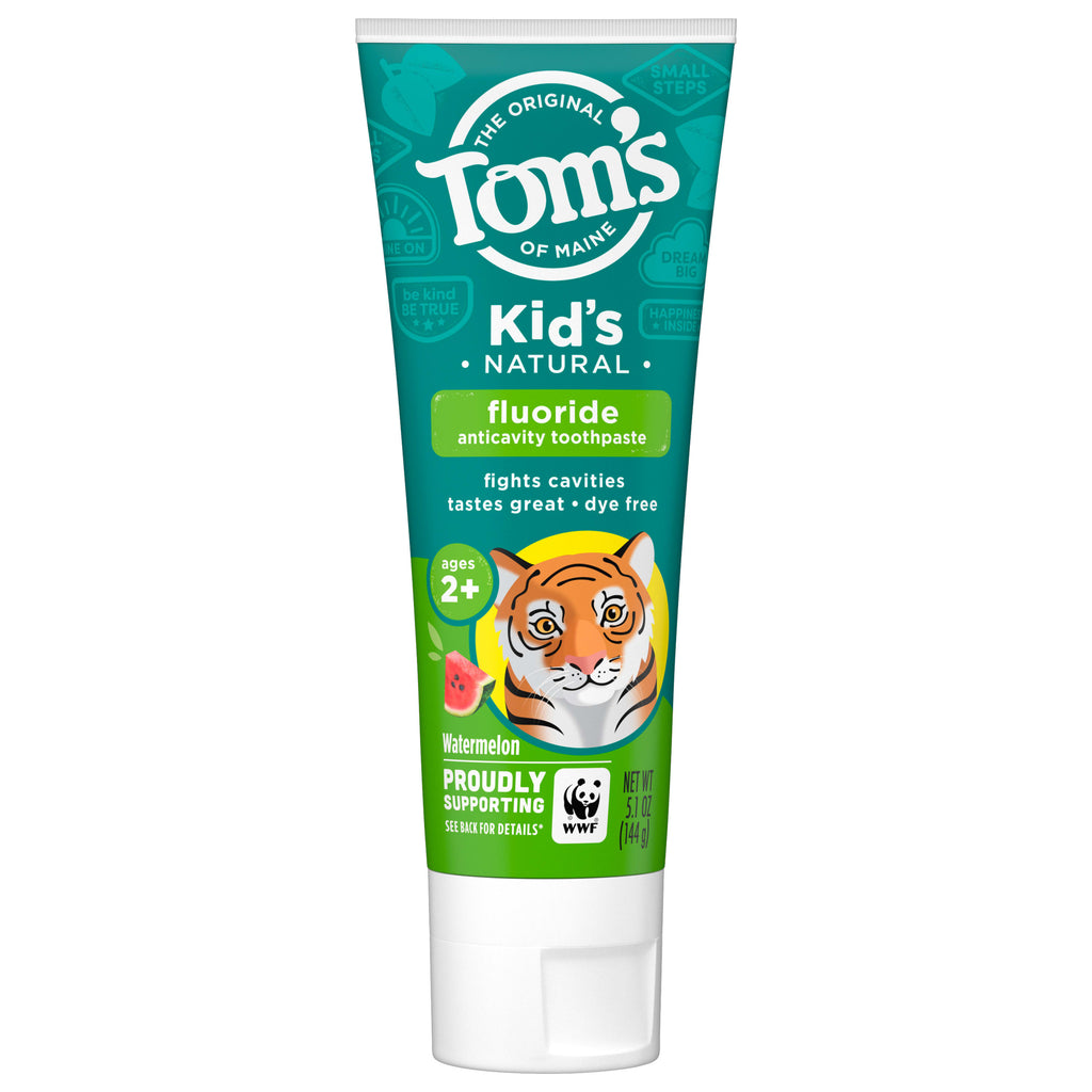 Tom's of Maine, Natural Anticavity Toothpaste with Fluoride, Watermelon, 5.1 oz (144 g)