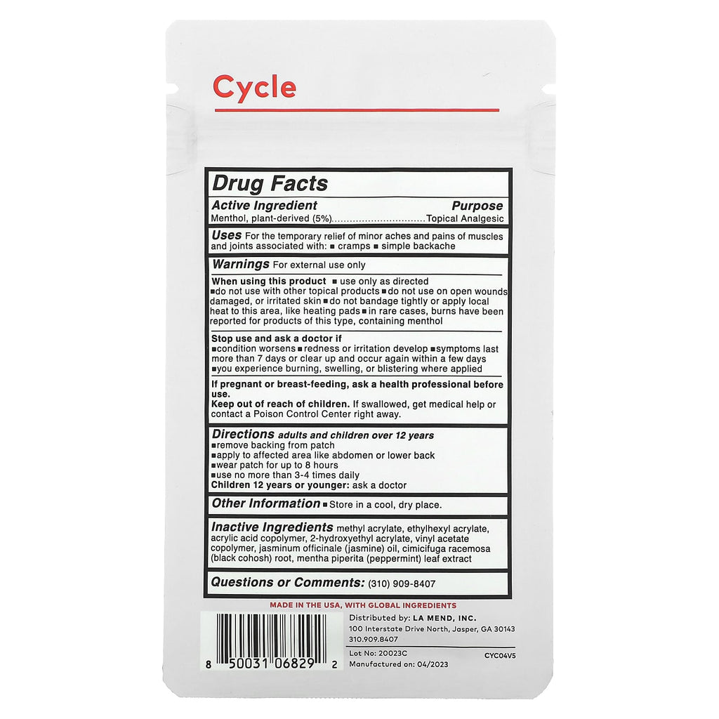 The Good Patch, Cycle Patch, 4 Patches