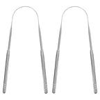 basicConcepts, Stainless Steel Tongue Scrapers, 2 Pack