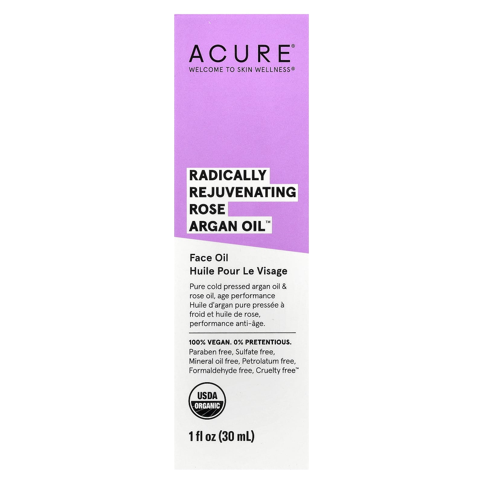 ACURE, Radically Rejuvenating, Rose Argan Oil™, 1 fl oz (30 ml)