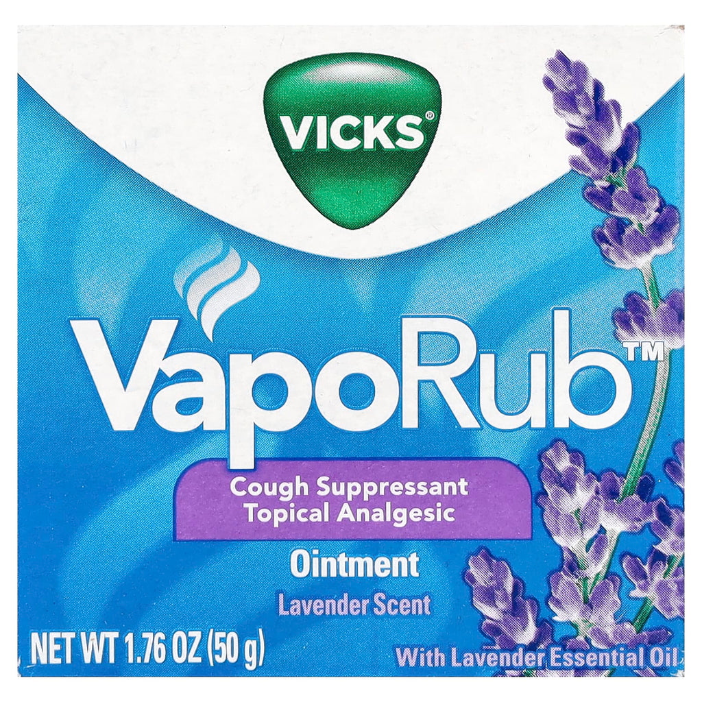 Vicks, VapoRub™, Ointment, Lavender, 1.76 oz (50 g)