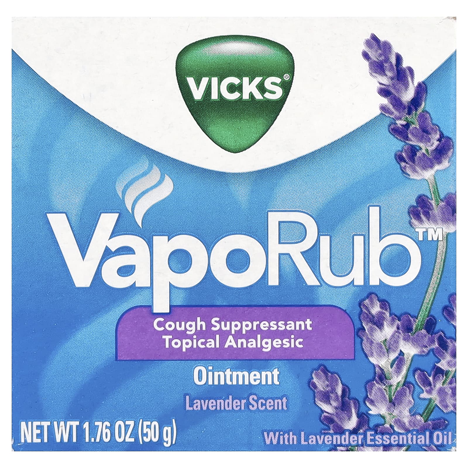 Vicks, VapoRub™, Ointment, Lavender, 1.76 oz (50 g)