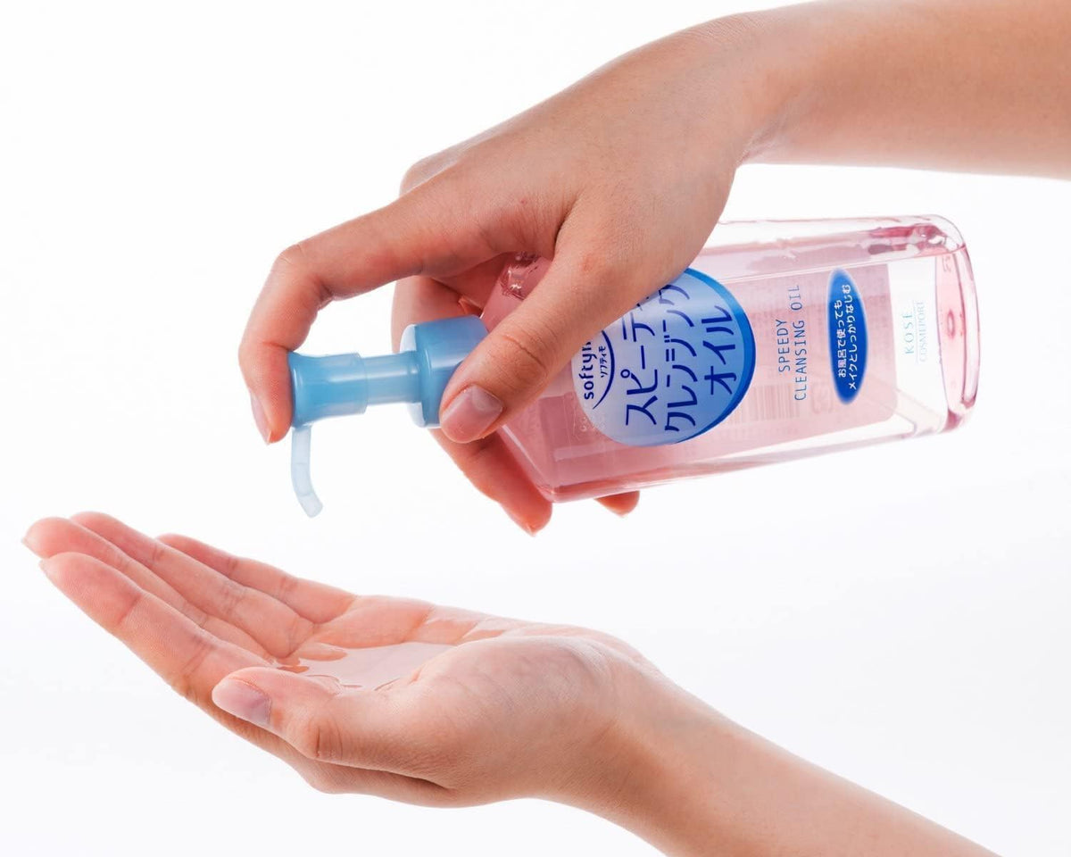 Kose Softymo Speedy Cleansing Oil Pump and Travel Size