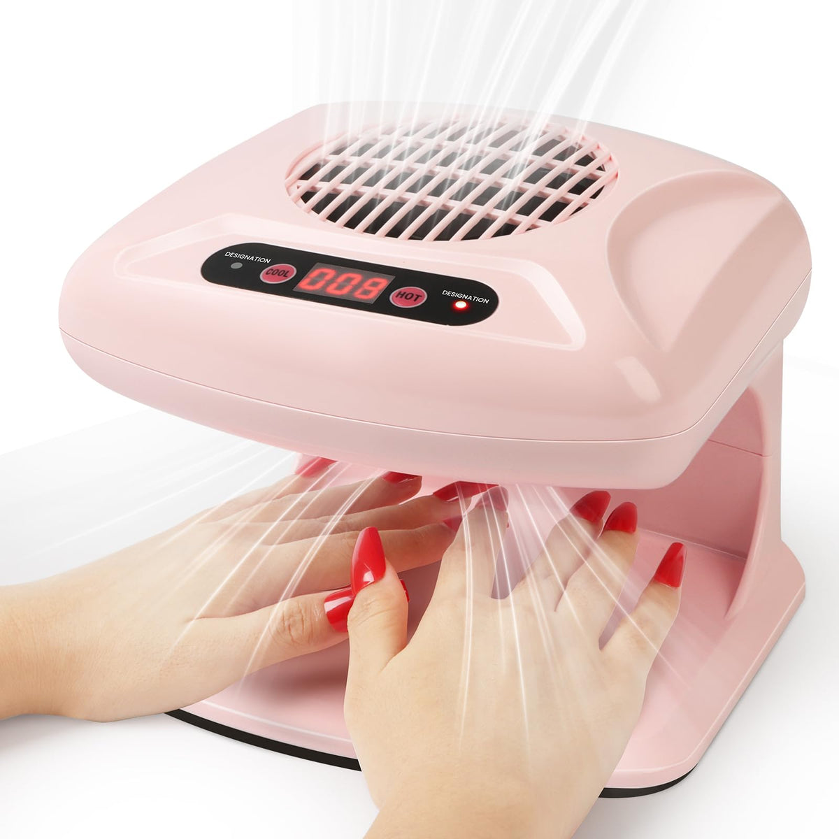 SAVILAND 300W UV-Free Nail Dryer with Warm & Cool Air Modes