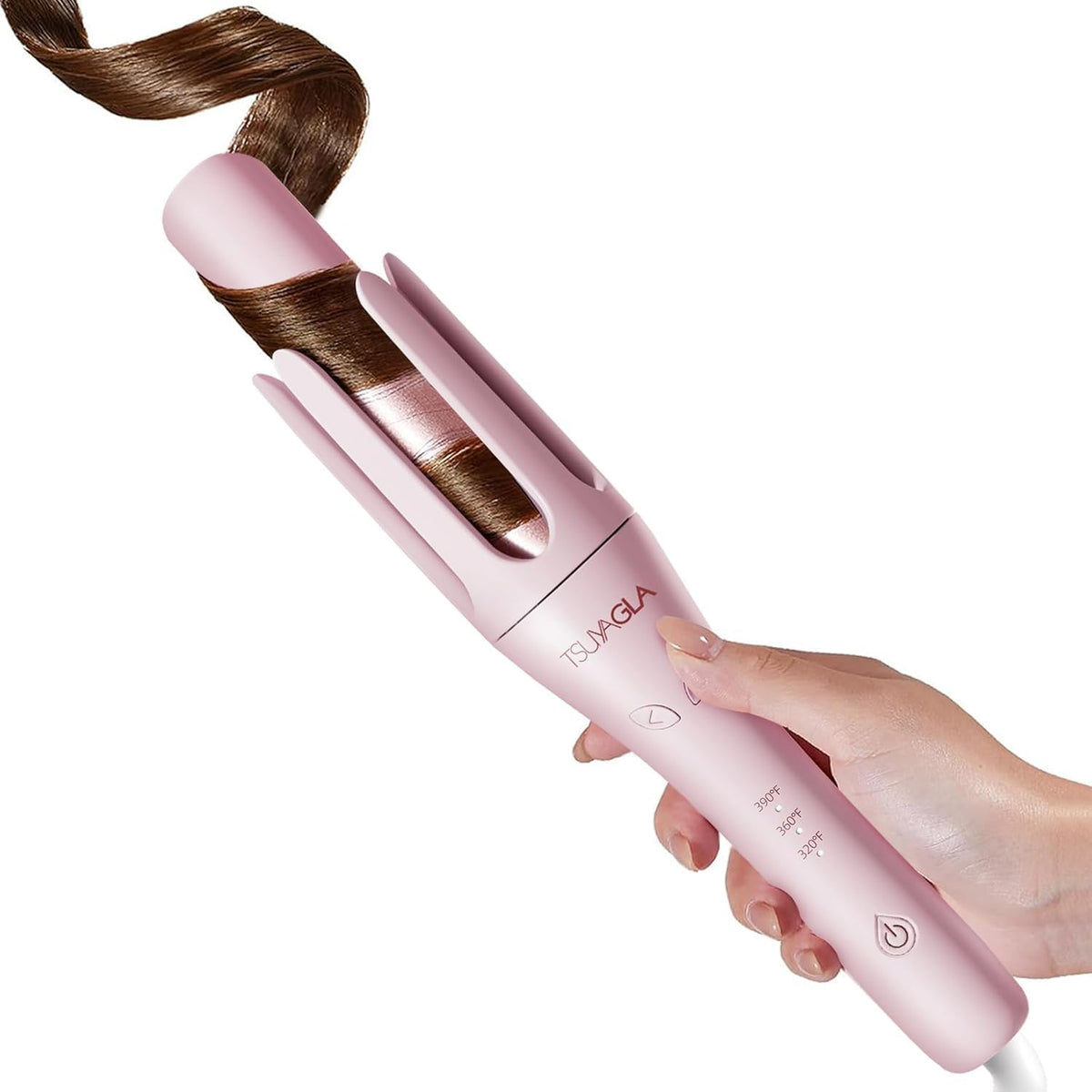 TSUYAGLA Automatic Rotating Curling Iron with Ceramic Ionic Care